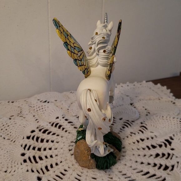 Hamilton Collection "Citrine Elegance" - Jeweled Reflections Unicorn Collection - Picture 4 of 5